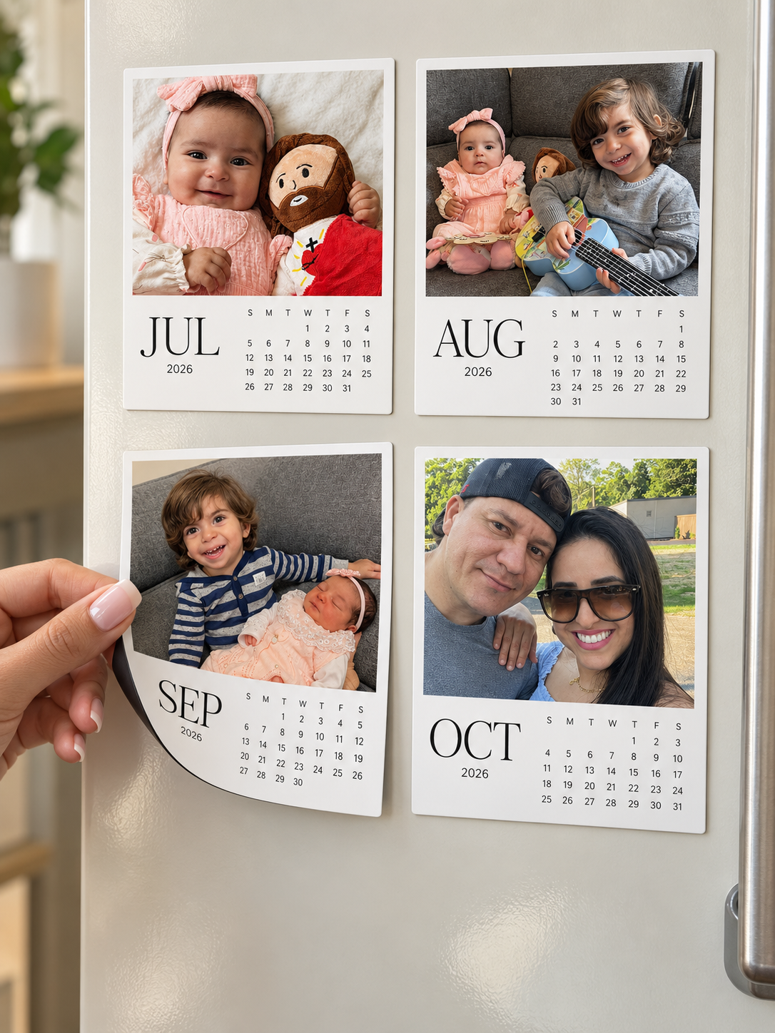 CUSTOM MAGNETIC CALENDAR – 12 Month Set